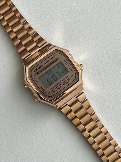 Vintage A168 Rose gold ( Digital watch )