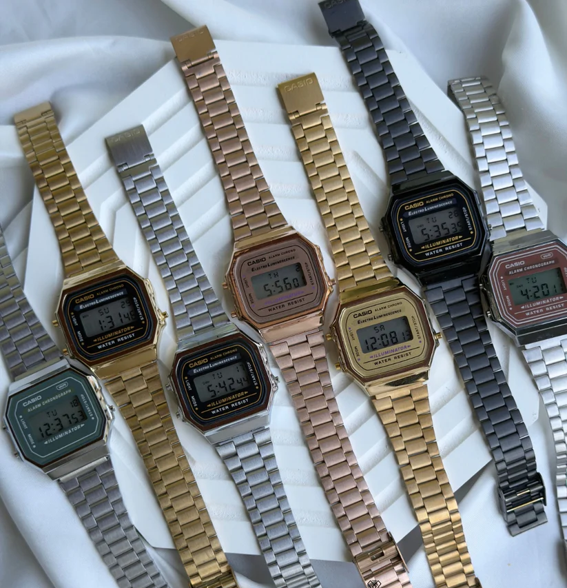 Vintage A168 Silver ( Digital watch)