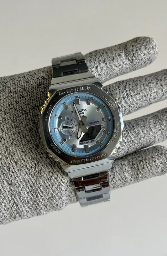 GShock-GMCB2100 (Blue Analog Digital Watch)