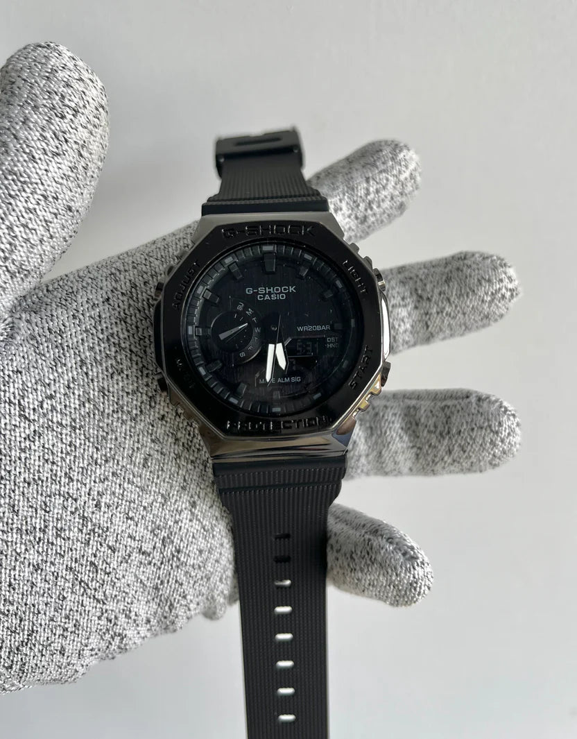 GShock GM-2100 (Analog Digital Watch) Black