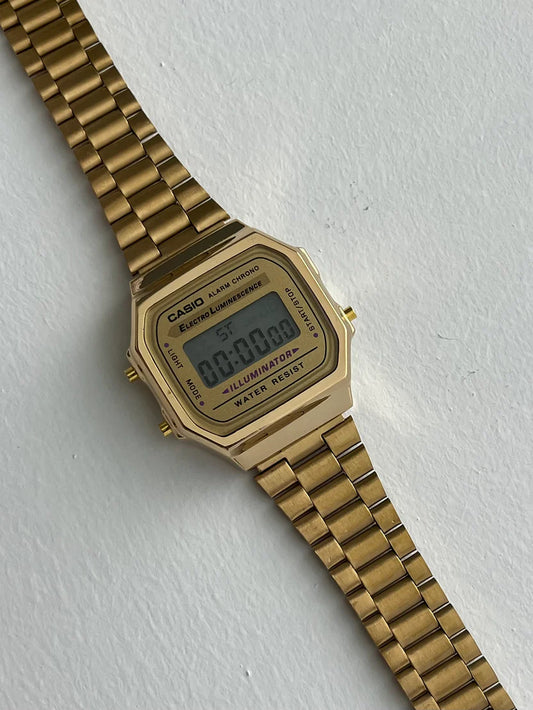 Vintage A168 Gold ( Digital watch )