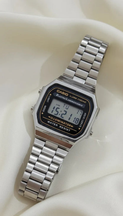 Vintage A168 Silver ( Digital watch)