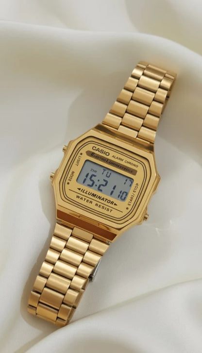 Vintage A168 Gold ( Digital watch )