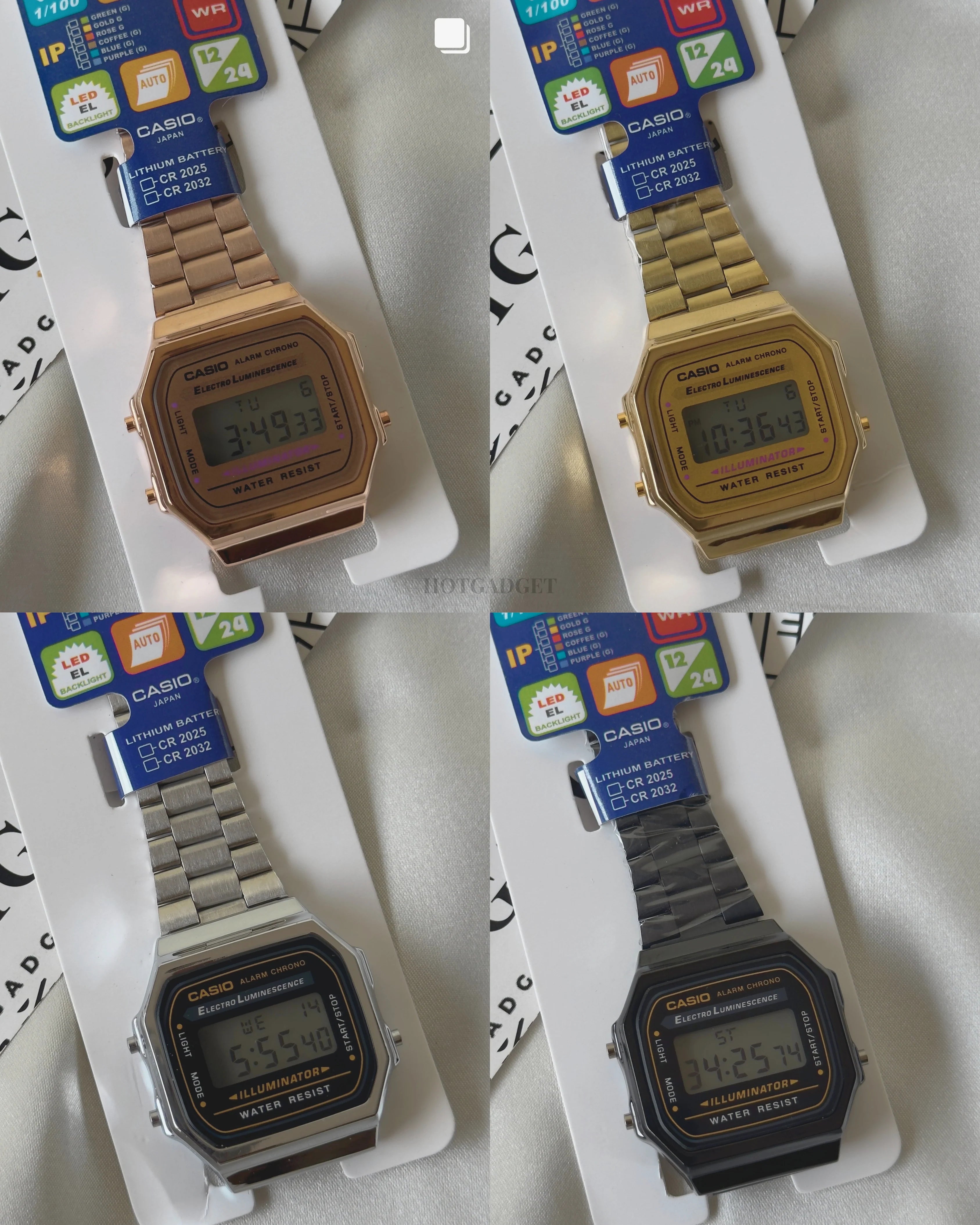 Vintage A168 Unisex (Digital Watch)